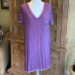 Lavender T-shirt dress